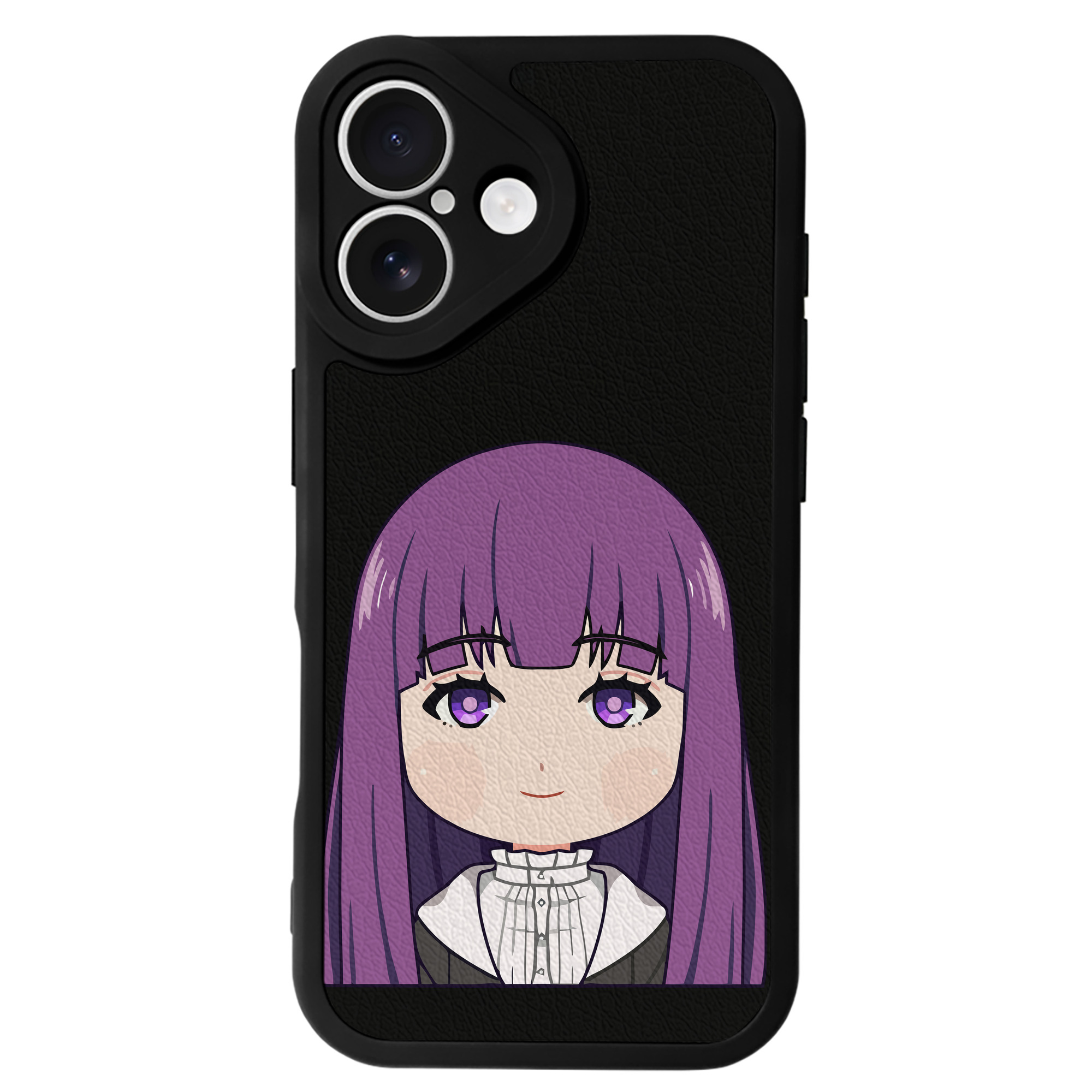 （画像用） 葬送のフリーレン Frieren 【iPhone 16シリーズ対応】シリコンスマホケース（レザー調） 材質：シリコン